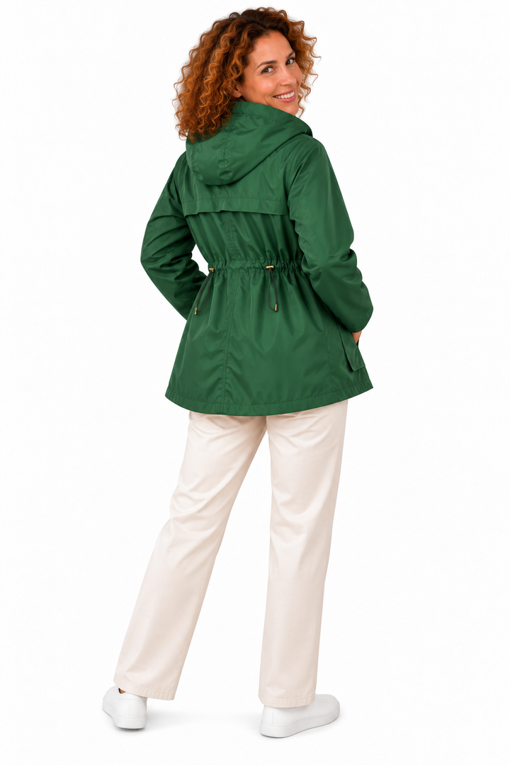 Mila – Elegante Jas met Capuchon en Getailleerde Pasvorm