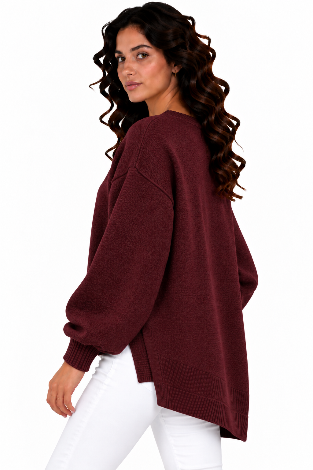 Lotte – Oversized Gebreide Trui met Pofmouwen