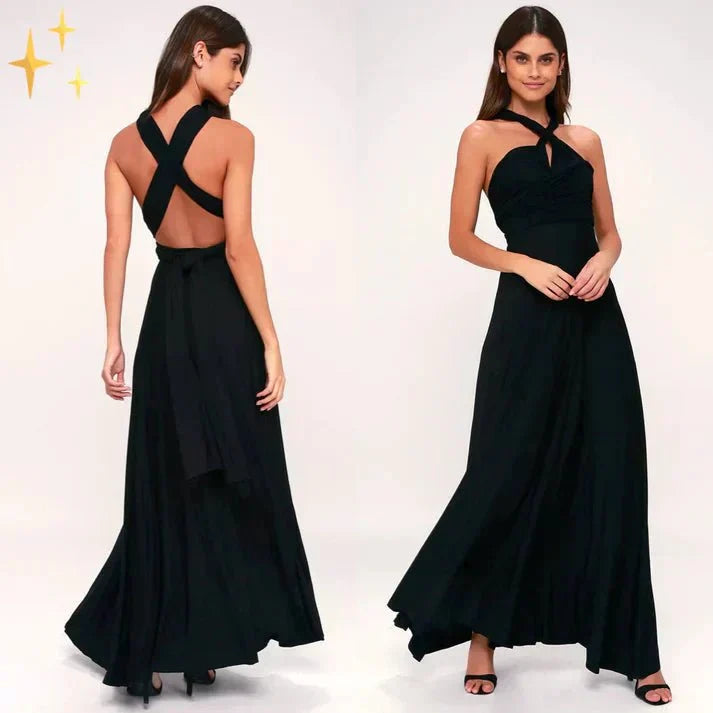 Jurk Dames Maxi Wikkel Casual - Polyester