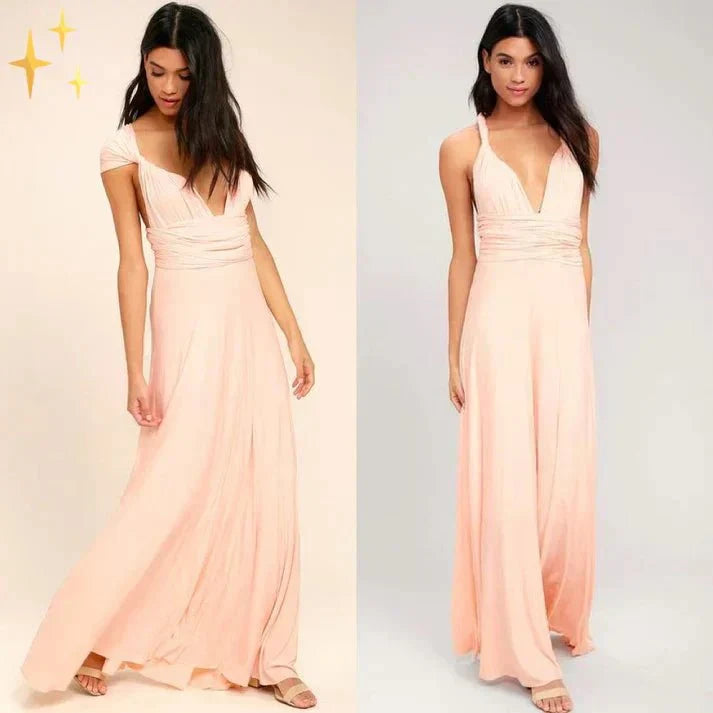 Jurk Dames Maxi Wikkel Casual - Polyester