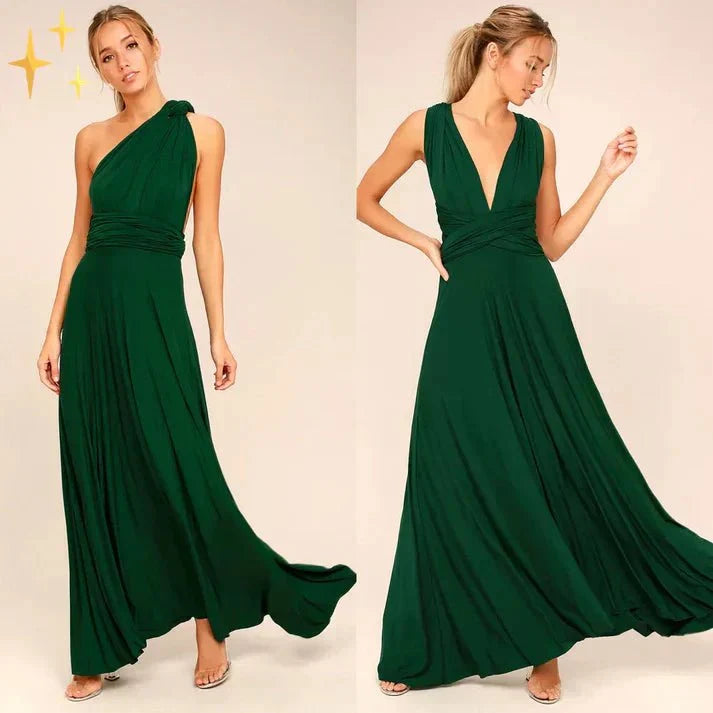 Jurk Dames Maxi Wikkel Casual - Polyester
