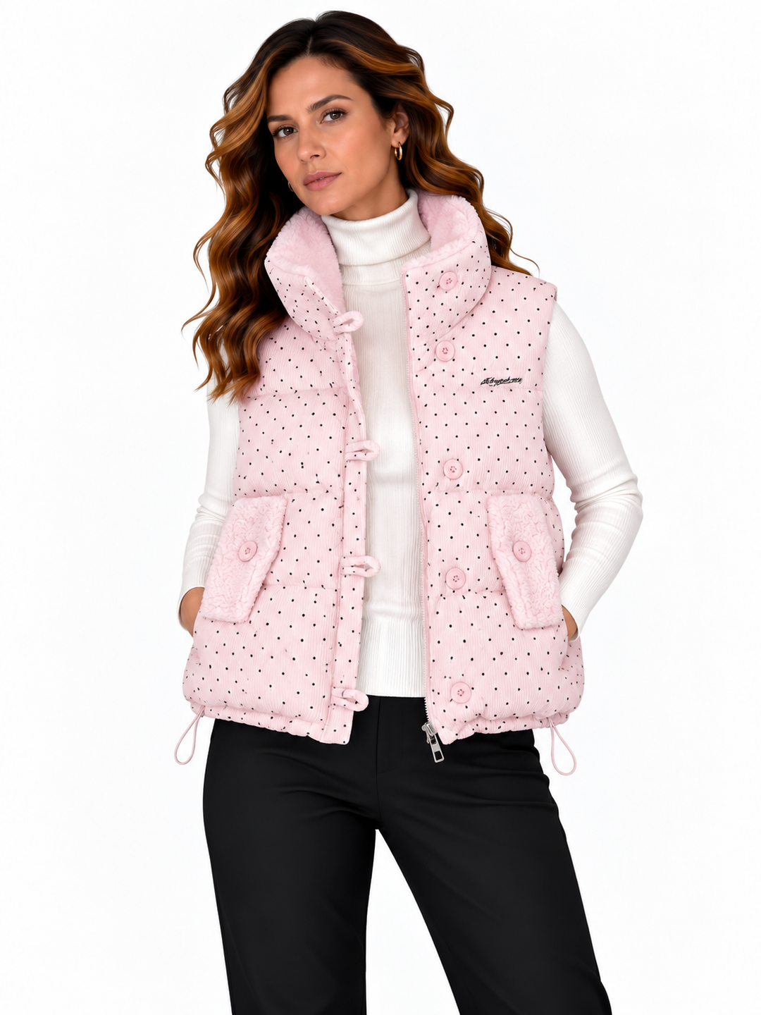 Fenna – Gewatteerde Bodywarmer met Teddyvoering