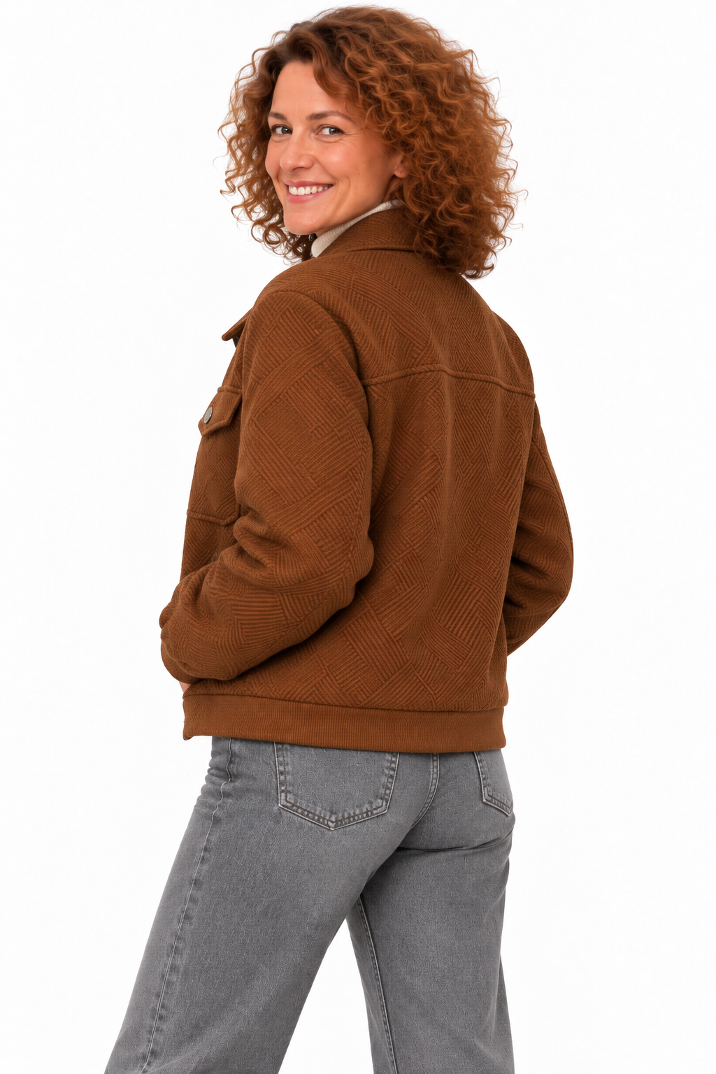 Noor – Kort Jack met Borstzakken en Ritssluiting