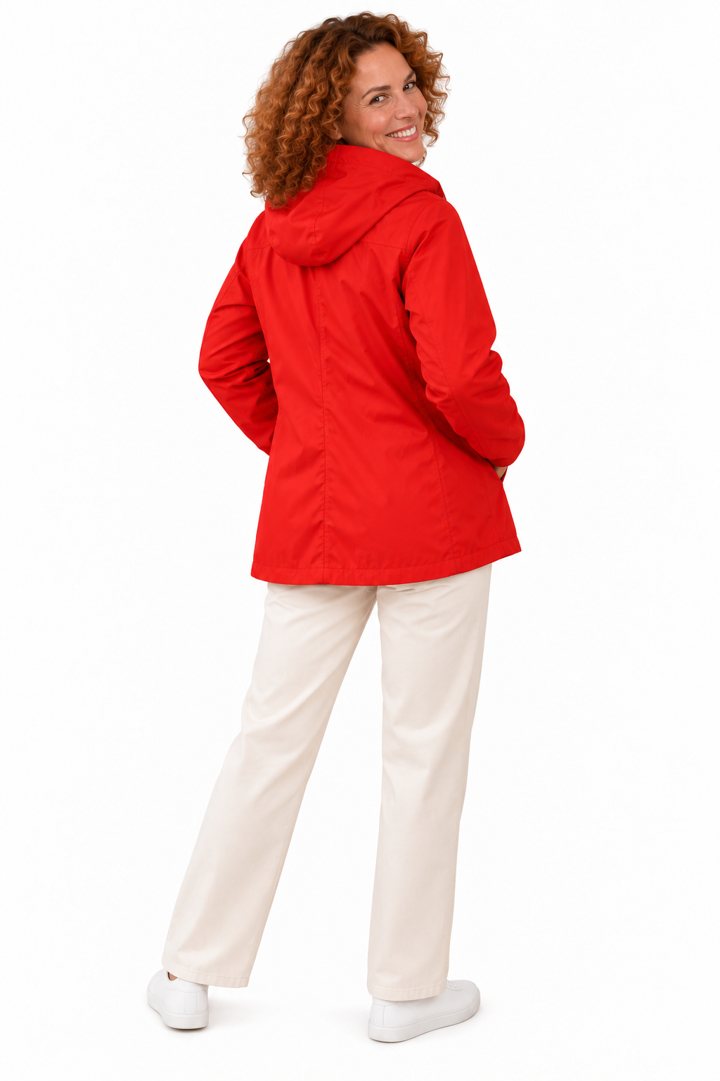 Mila – Regenjas met Capuchon en Ritssluiting