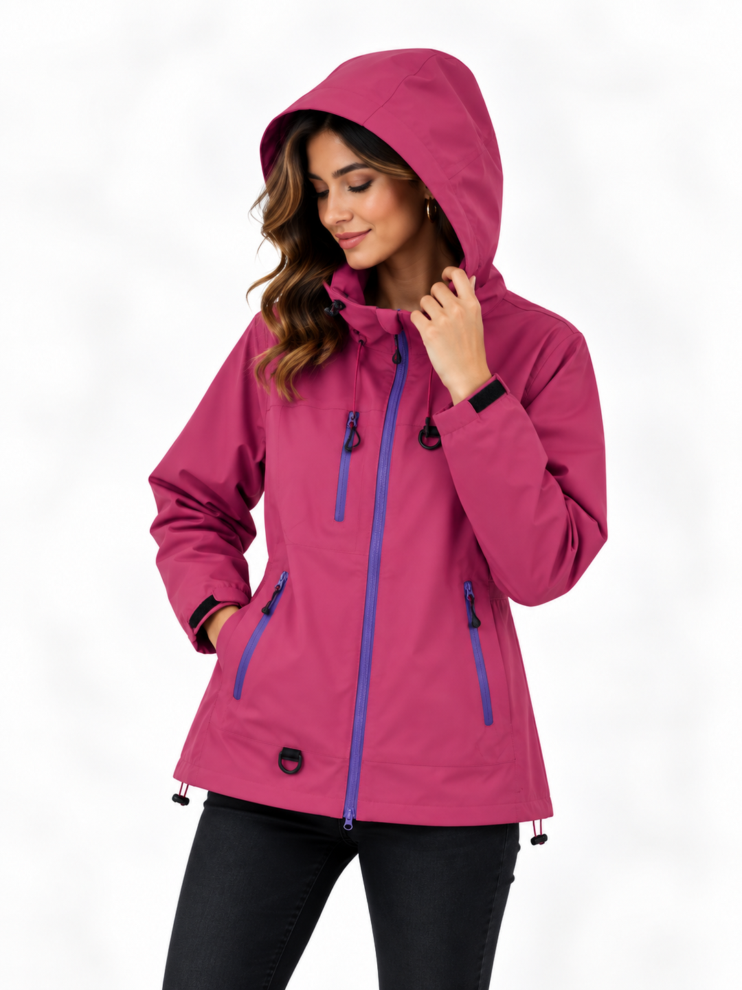 Mila – Sportieve Jas met Capuchon en Ritssluiting