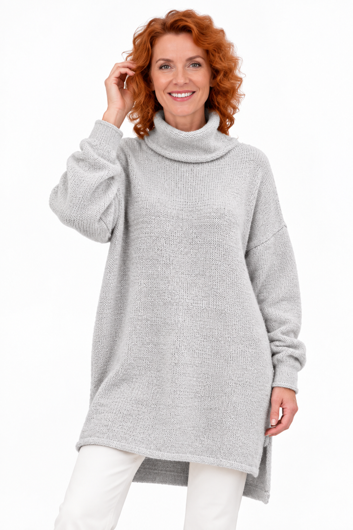 Lotte – Oversized Gebreide Trui met Col