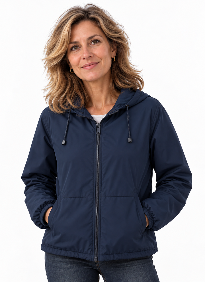 Mila – Casual Jas met Capuchon en Ritssluiting