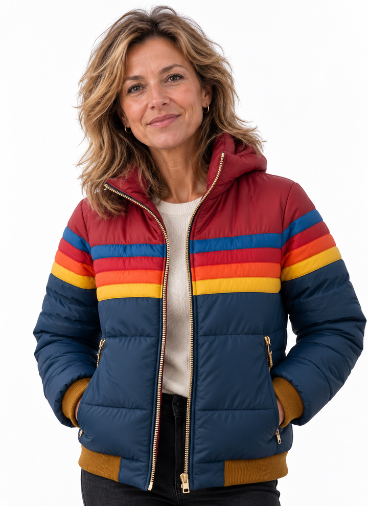 Sophie – Gewatteerd Bomberjack met Capuchon