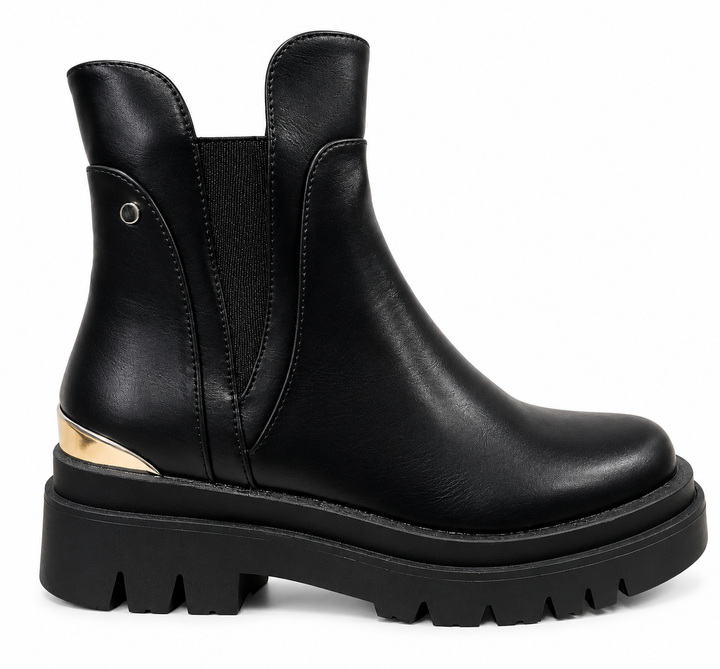 Sanne – Stoere Chelsea Boots met Chunky Zool