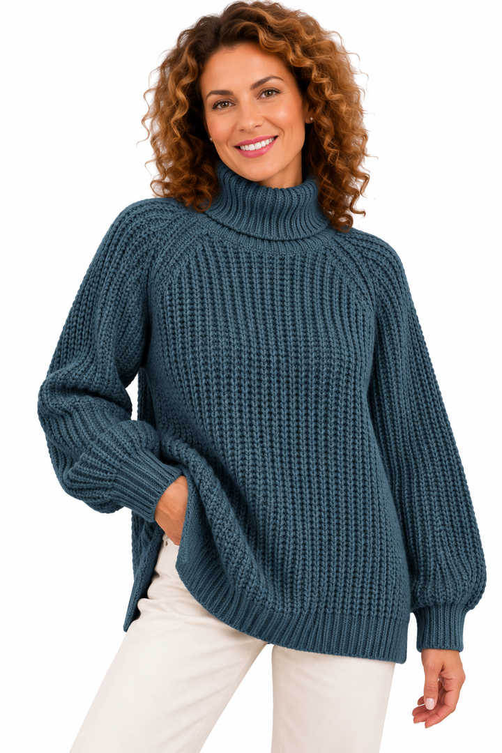 Lotte – Zachte Oversized Gebreide Coltrui