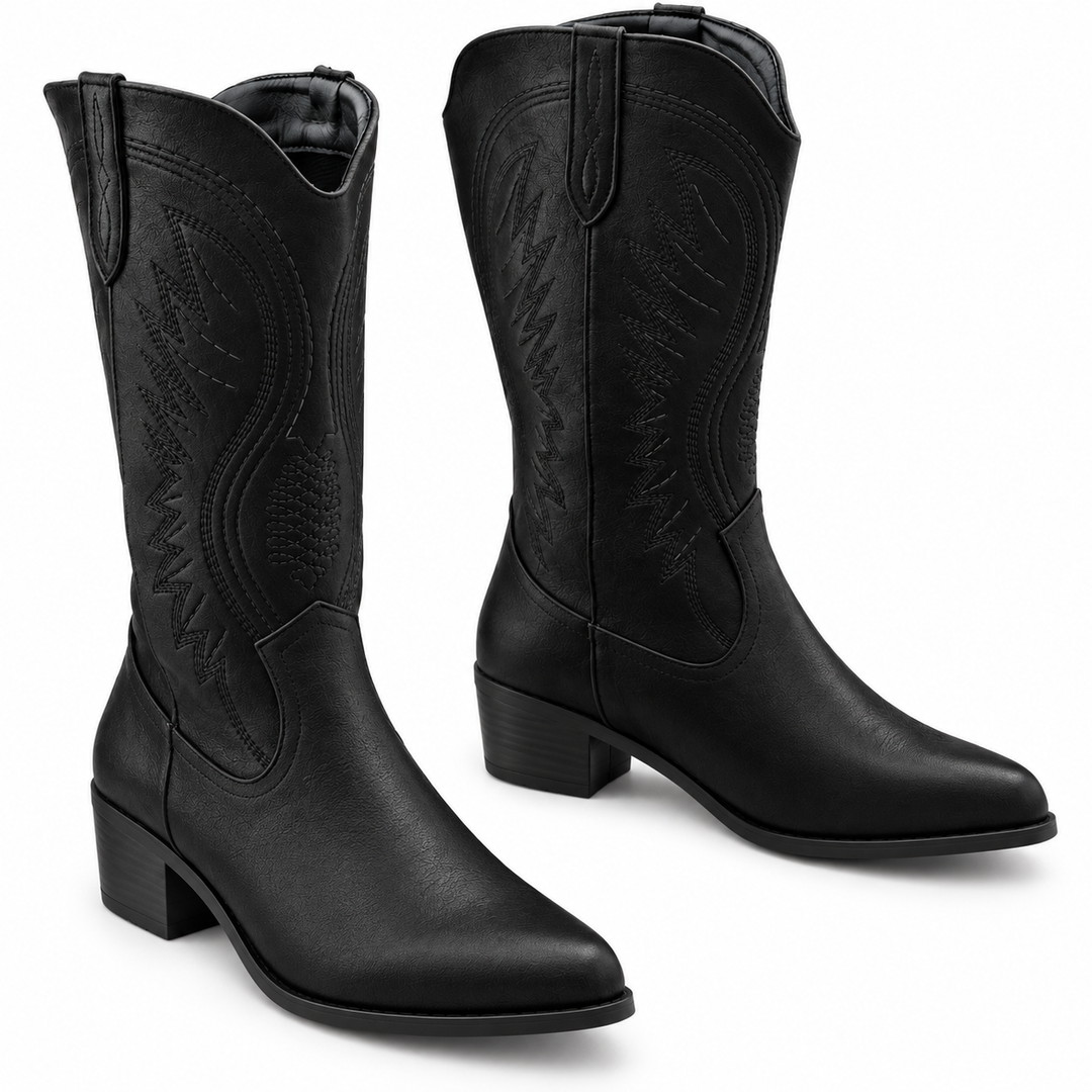 Sanne – Elegante Cowboylaarzen met Blokhak