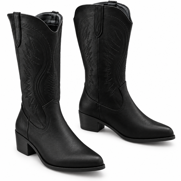 Sanne – Elegante Cowboylaarzen met Blokhak