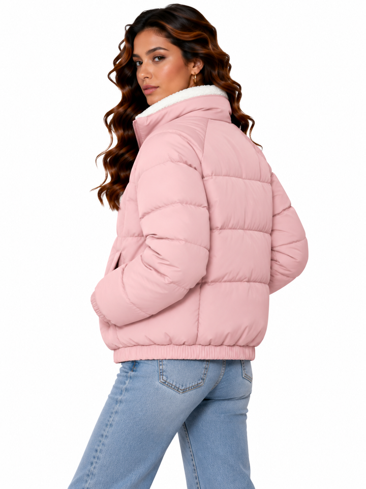 Sophie – Gewatteerde Winterjas met Teddyvoering