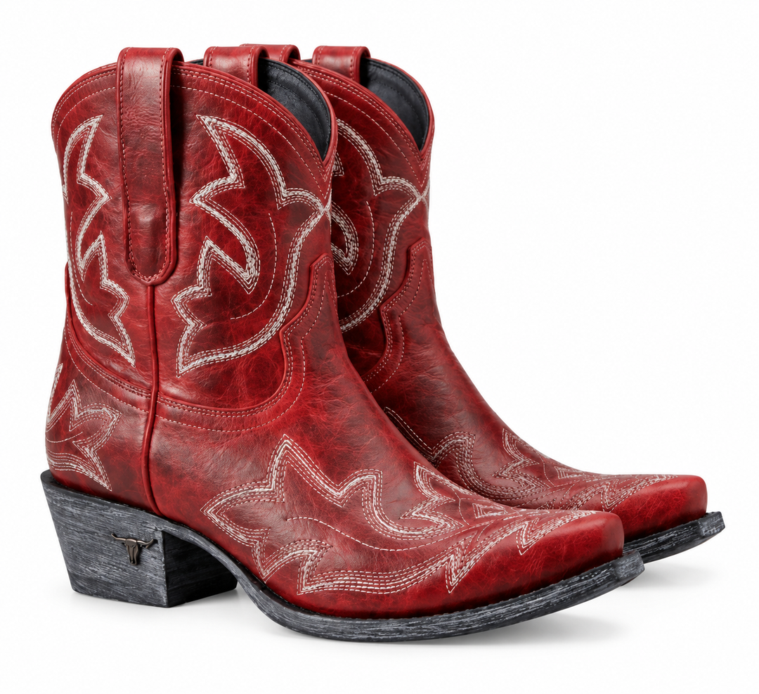 Sanne – Stoere Cowboylaarsjes met Borduursels