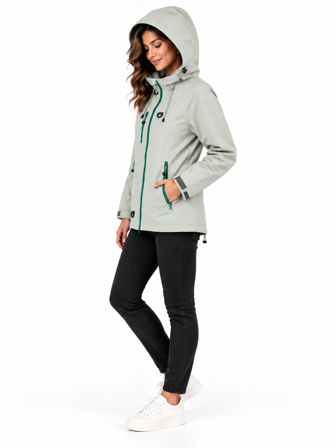 Mila – Sportieve Jas met Capuchon en Ritssluiting