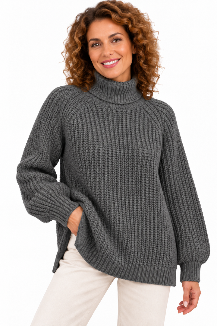 Lotte – Zachte Oversized Gebreide Coltrui