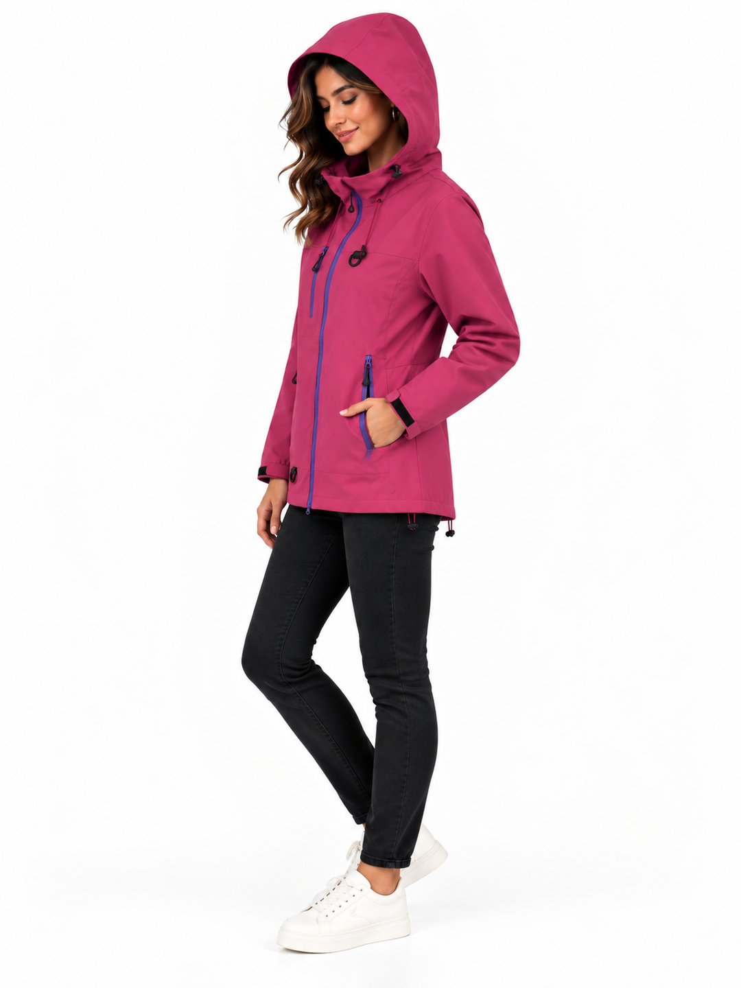 Mila – Sportieve Jas met Capuchon en Ritssluiting