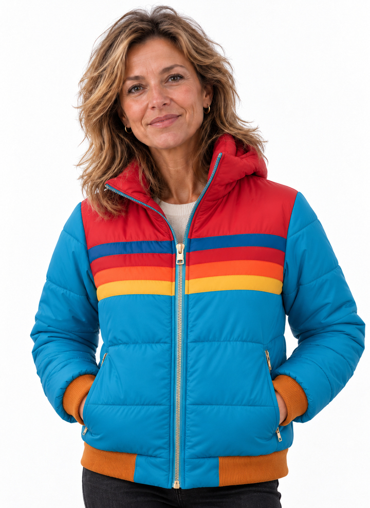 Sophie – Gewatteerd Bomberjack met Capuchon