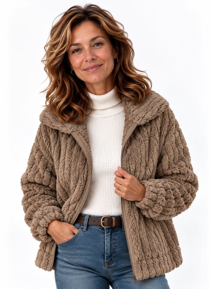 Noor – Zacht Teddyvest met Capuchon