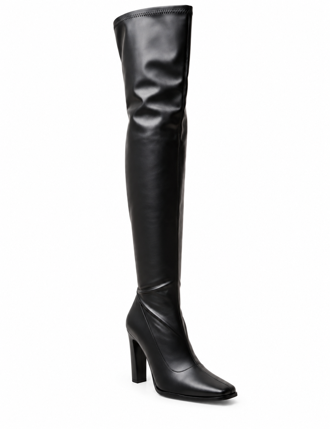 Sanne – Elegante Overknee Laarzen met Hoge Hak
