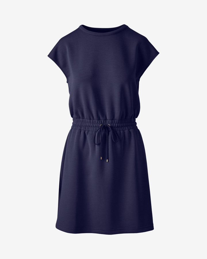 Jurk Dames Drop Shoulder Blouson - Gebreide Stof