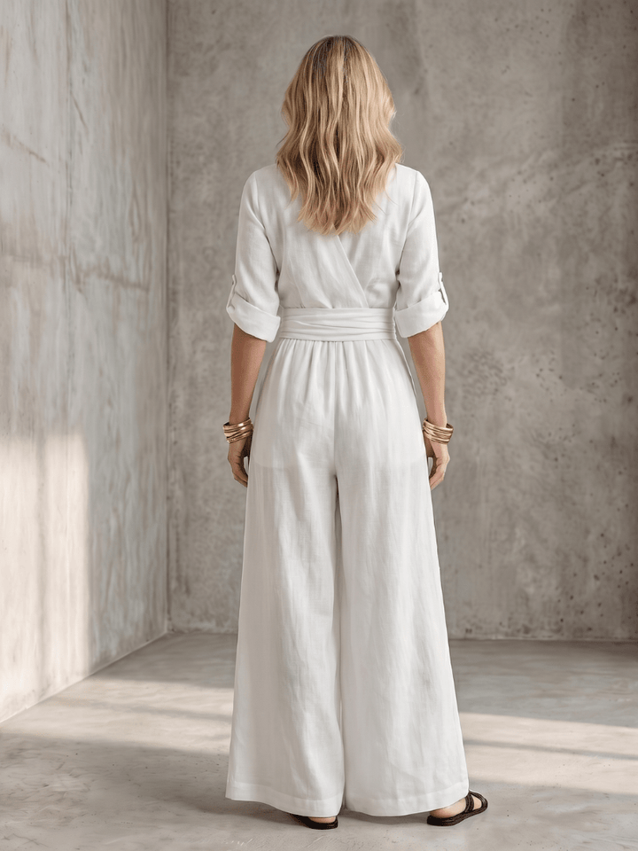Jurk Dames Maxi Wikkel V-hals - Viscose
