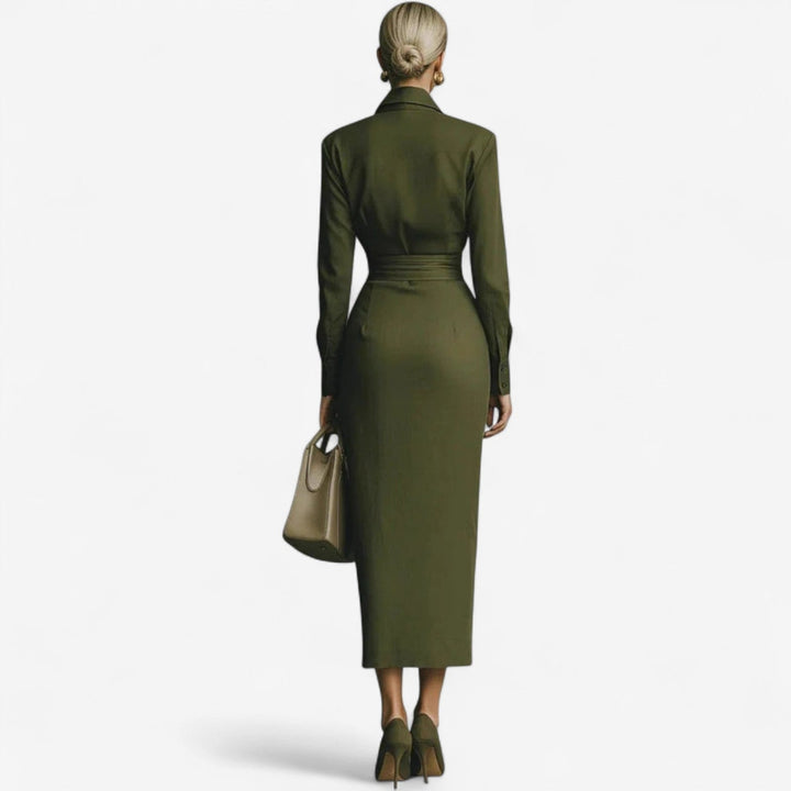 Wikkeljurk Dames Midi - Viscose