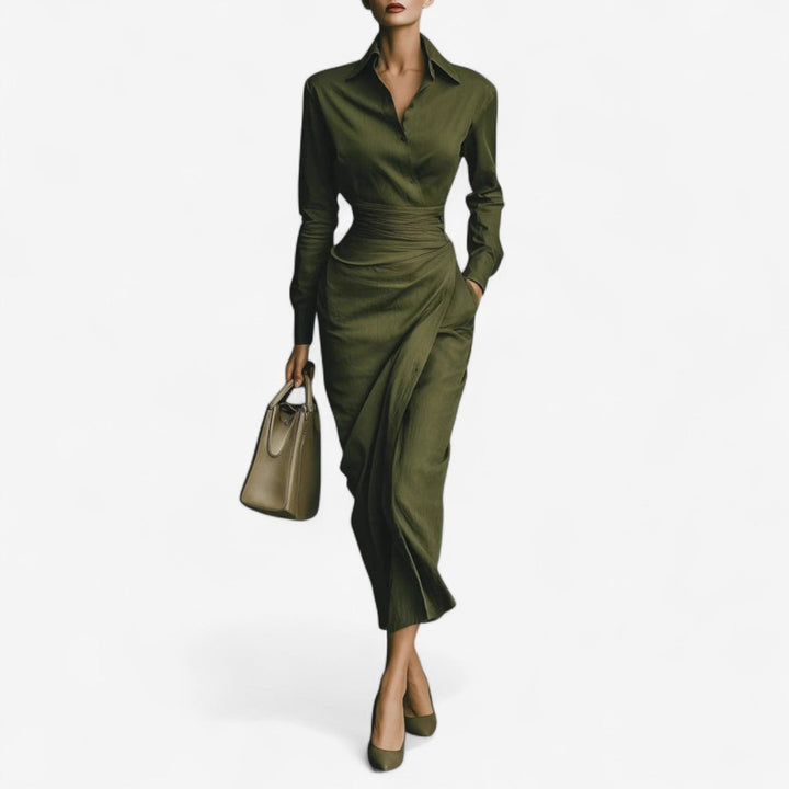 Wikkeljurk Dames Midi - Viscose
