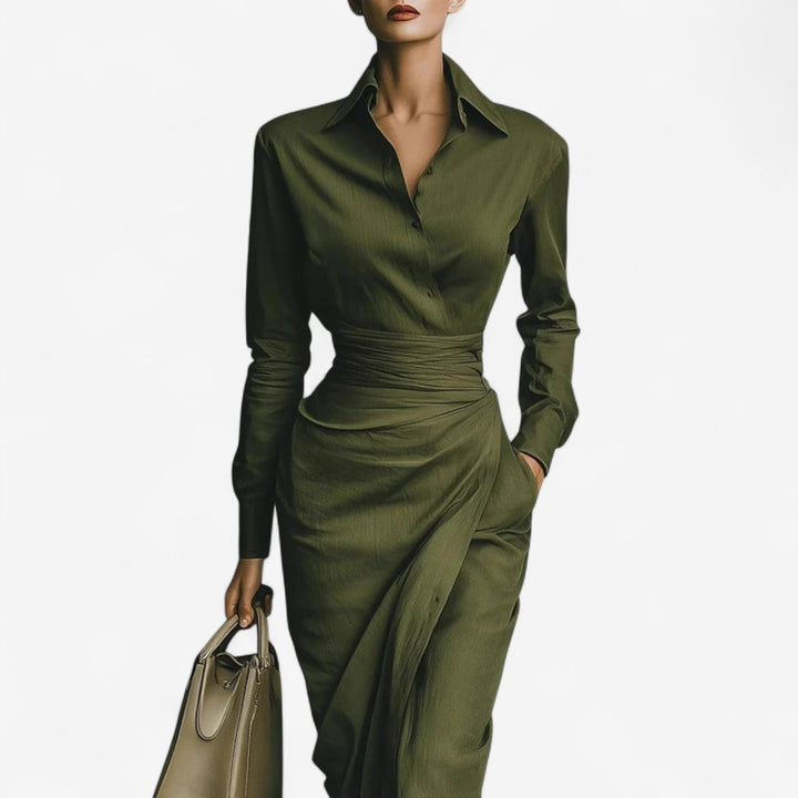 Wikkeljurk Dames Midi - Viscose