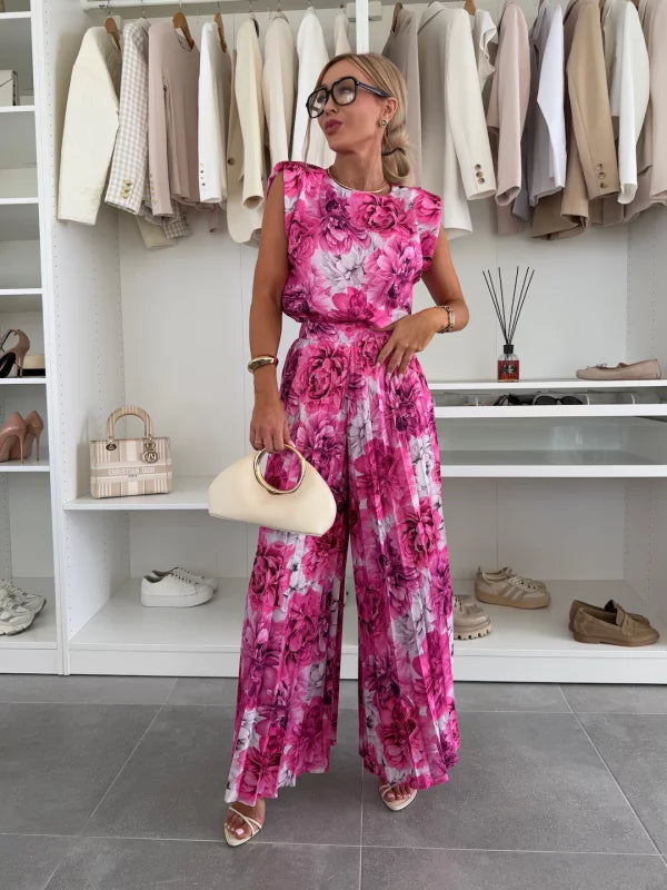 Elegant Plissé Ensemble