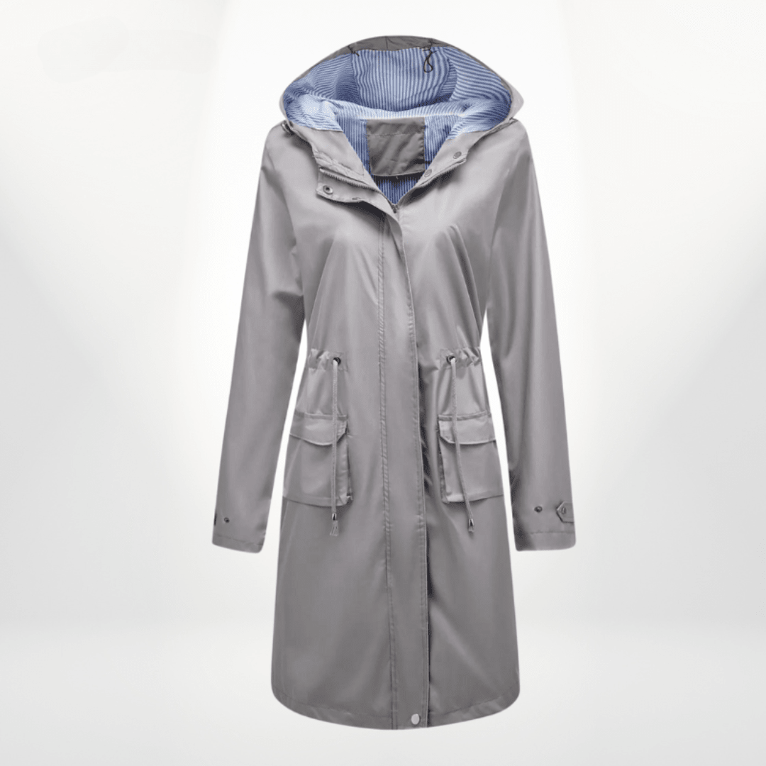 Trenchcoat Dames Oversized Denim Dubbelrijig – Najaar | Miss Madera