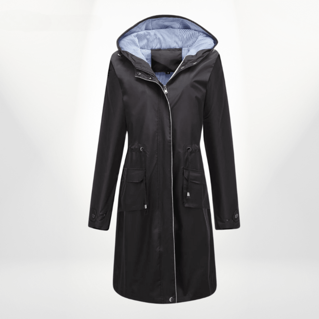 Trenchcoat Dames Oversized Denim Dubbelrijig – Najaar | Miss Madera