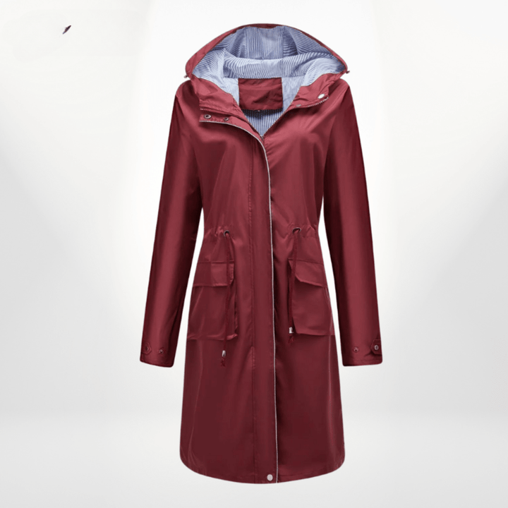 Trenchcoat Dames Oversized Denim Dubbelrijig – Najaar | Miss Madera
