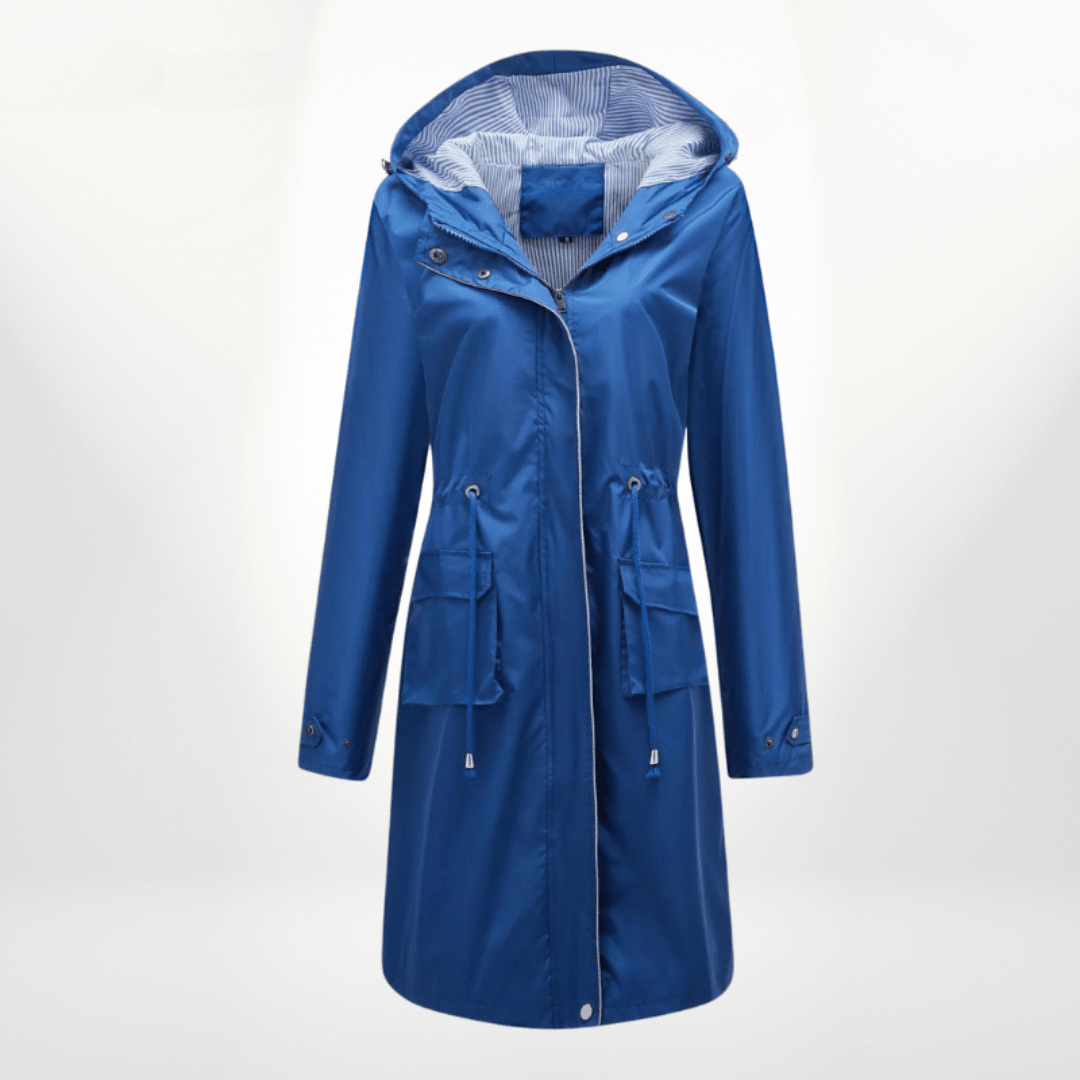 Trenchcoat Dames Oversized Denim Dubbelrijig – Najaar | Miss Madera