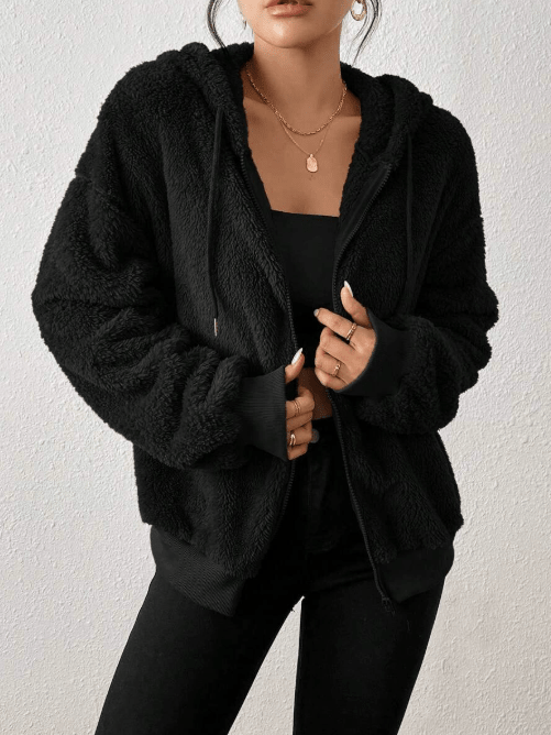 Vest Dames Relaxed Rits Fleece – Herfst Winter | Miss Madera