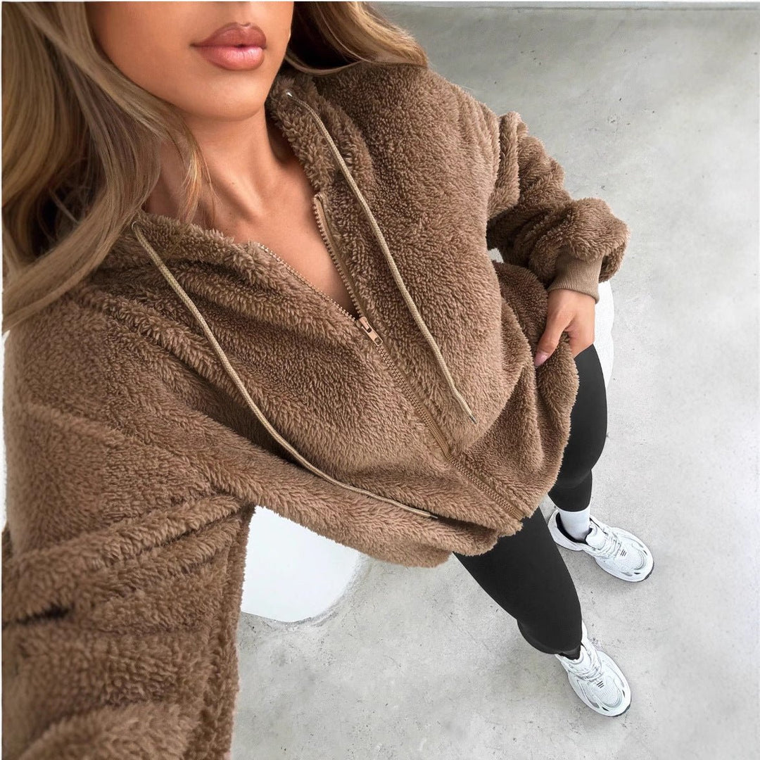 Vest Dames Relaxed Rits Fleece – Herfst Winter | Miss Madera